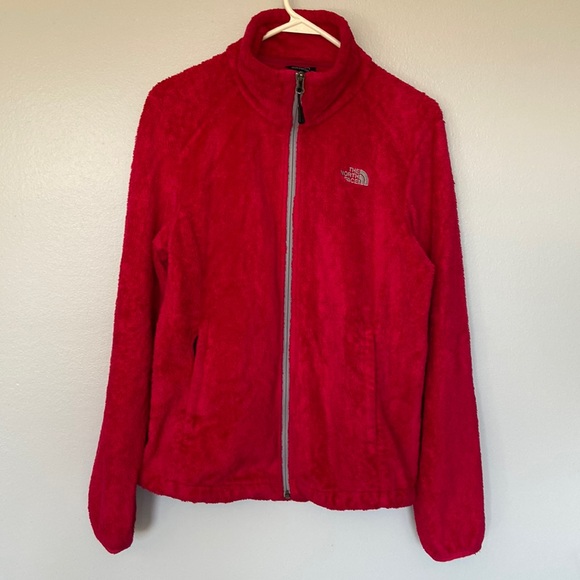 The North Face Jackets & Blazers - The North Face Women’s Fleece Jacket Red Full Zip Medium Cozy